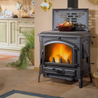 Salamandra a Lenha Isotta Con Cerchi Evo Nórdica & Extraflame